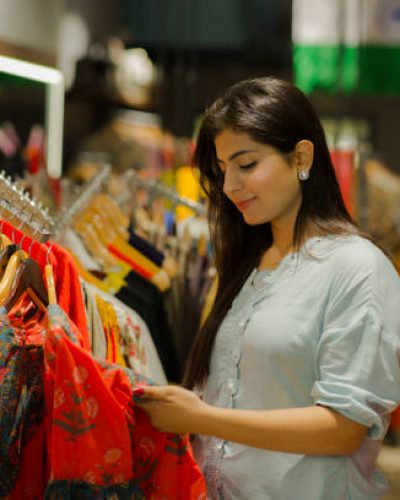 Shopping, Women, Clothing, One Woman Only, Shopping Bag