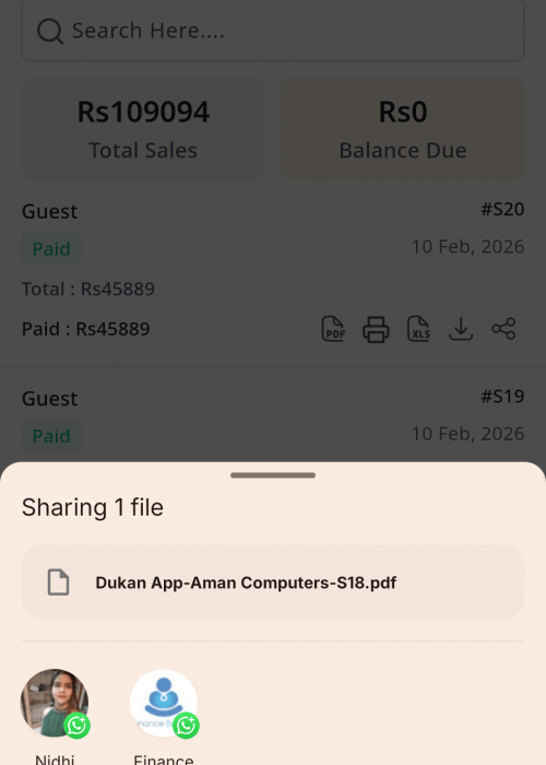 share bill